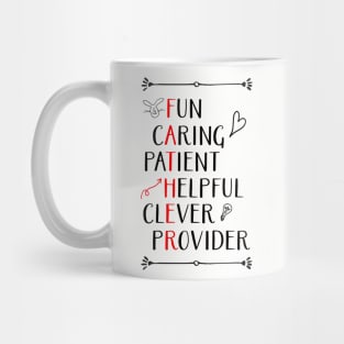 FATHER Acrostic Words Mug